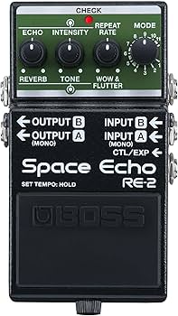 BOSS RE-2 Space Echo | Pédale de delay, reverb et écho à bande